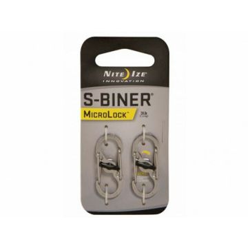 Nite Ize S-Biner Karabijnhaak Microlock 2-Pack 